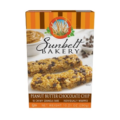 Peanut Butter Chocolate Chip Granola Bars - 10.21oz
