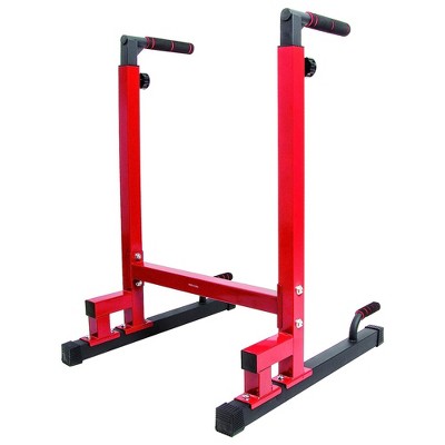 BalanceFrom Steel Frame Multi-Functional Home Gym Exercise Fitness Dip Stand Station with Adjustable Height, 500 Pound Capacity