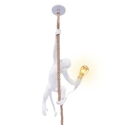 YIYIBYUS Modern Artistic Hanging Monkey Pendant Light Chandelier