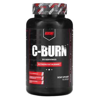 Redcon1 C-Burn, Extreme Fat Burner, 90 Capsules