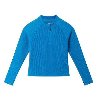 Andy & Evan  Kids  Blue Long Sleeve Rashguard