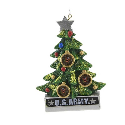 Holiday Ornament 4.5 Inch U.S. Army Tree Ornament Tree Ornament , Serve Christmas Military (1PC)