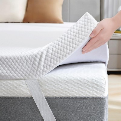 Aghana Digitals 3 Inch Gel Memory Foam Full Size Mattress Topper with Removable Cover
