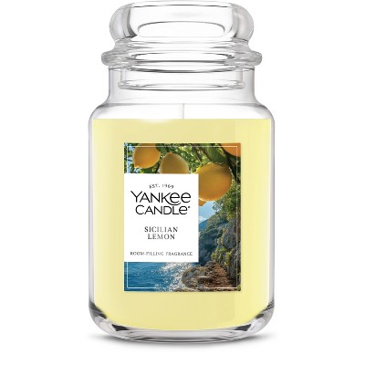 Original Large Jar Sicilian Lemon Candle 22oz - Yankee Candle