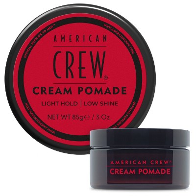 American Crew Men's Light Hold and Low Shine Hair Styling Cream Pomade - 3oz