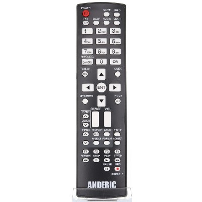 Anderic RRP7010 Replacement TV Remote Control for Mitsubishi 290P137010 and Others