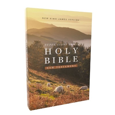 NKJV Super Giant Print New Testament, Softcover, Red Letter, Comfort Print - by  Thomas Nelson (Paperback)