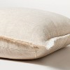 Oversized Reversible Linen Square Throw Pillow with Frayed Edges - Threshold™ designed with Studio McGee - 4 of 4