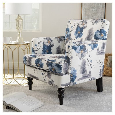 Boaz Upholstered Club Chair - Floral Print - Christopher Knight Home