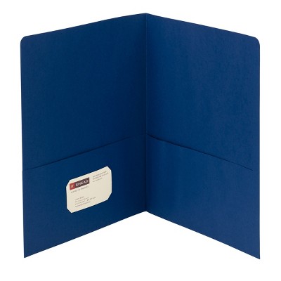 Smead Two-Pocket Heavyweight Folder, Letter Size, 25 per Box