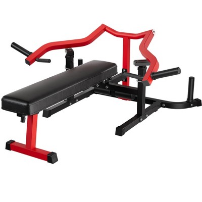 Bench Press Machine, 3-in-1 Chest Press Machine, with Independent Converging Arms, Adjustable Flat/Incline/Decline Bench
