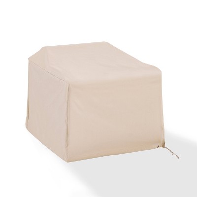 Crosley CO7500-TA Outdoor Chair Furniture Cover, Tan: Heavy Gauge Vinyl, Waterproof, Drawstring Closure