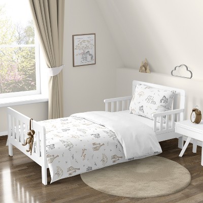 Sweet Jojo Designs Gender Neutral Unisex Toddler Bedding Set Serengeti Animals Multicolor 5pc