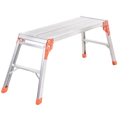 Gulches Aluminum workbench, large-sized step stool, foldable portable workbench