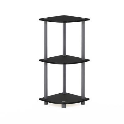 HOMLUX 3 Tier Decorative Corner Bookshelf Display Rack