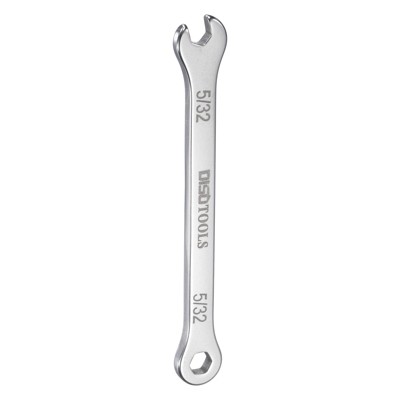 Unique Bargains 30Cr13 Stainless Steel Offset 12-Point Box End and 15° Angled Open End Combination Wrench