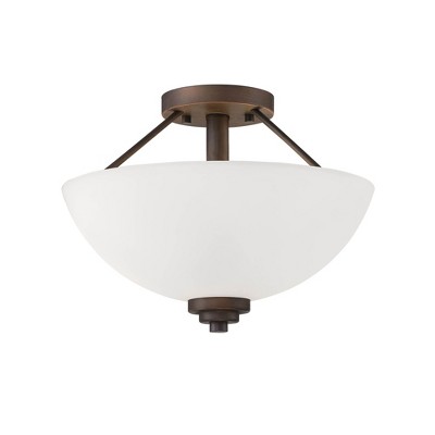 Millennium Lighting Durham 2 - Light Flush Mount in  Rubbed Bronze