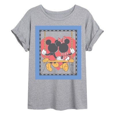 Women's - Disney - Mickey Mouse Swing Oversized Oversized Graphic T-Shirt