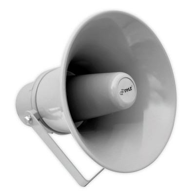 Pyle 9.7'' Indoor/Outdoor 20 Watt PA Horn Speaker with 70V Transformer (PHSP101T) - Grey