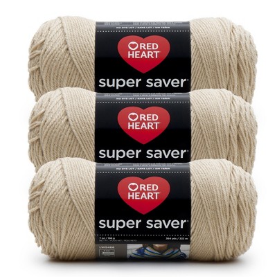 Red Heart Super Saver Yarn 24 Pack-Buff
