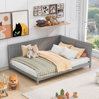 NicBex Twin Wood Daybed Frame, Space-Saving Modern Design Sofa Bed with Solid Wood Frame, Multi-Functional Sleeper for Guest Room