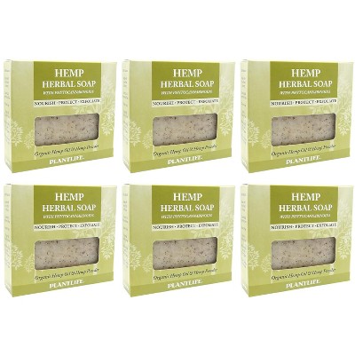 Plantlife Vegan Hemp Soap Bar – Moisturizing, Soothing, Handcrafted, Plant-Based – Made in California, 4oz