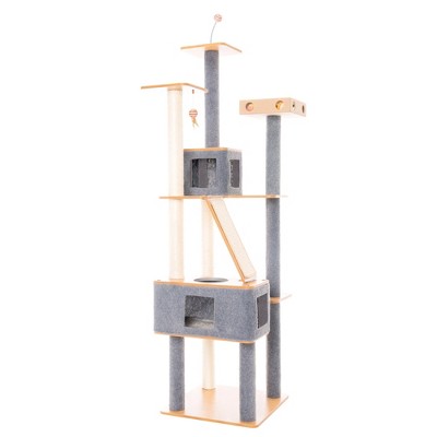 Ascentials by FurHaven Cat Royal Suite Tower (68”), Multi-Level Indoor Cat Tree