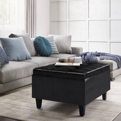 36" Elliot Coffee Table Storage Ottoman - WyndenHall