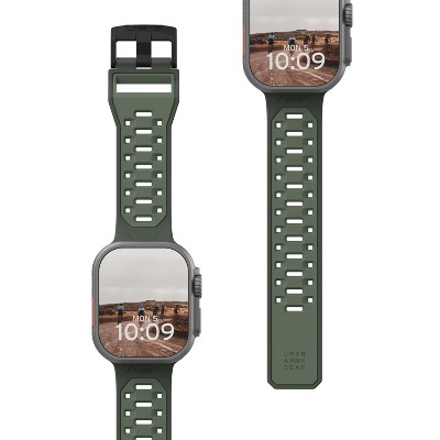 UAG Apple Watch Band Civilian, Soft Silicone Breathable Watch Strap, 49/46/45/44mm & 42/41/40mm Compatible with iWatch Ultra 3, Series 11 & SE 3,