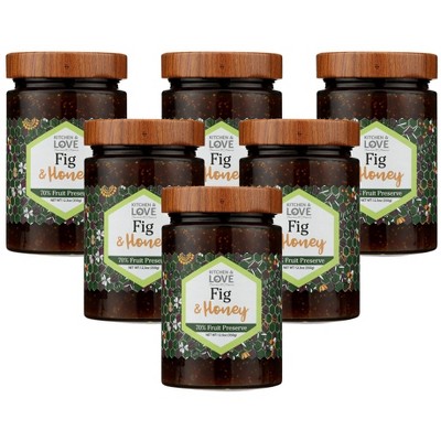 Kitchen & Love Fig and Honey Preserves - Case of 6/12.3 oz