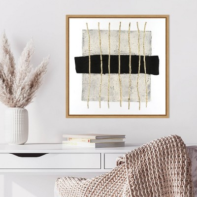 Amanti Art Textured Tablets II by Michael Willett Framed Canvas Wall Art Print