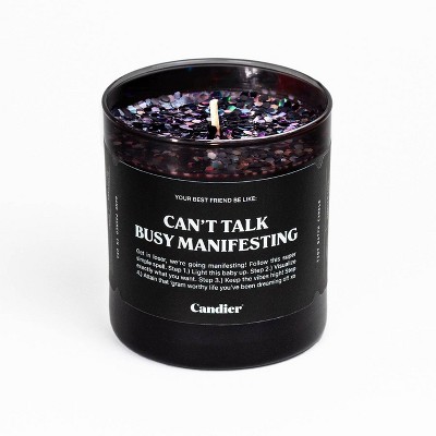 Candier Busy Manifesting Black Candle