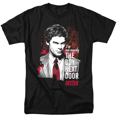 Dexter Boy Next Door Adult T-Shirt Black