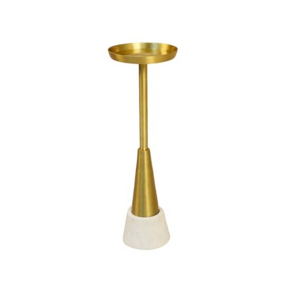 Carolina Living Barclay Small Drink Accent Table Gold