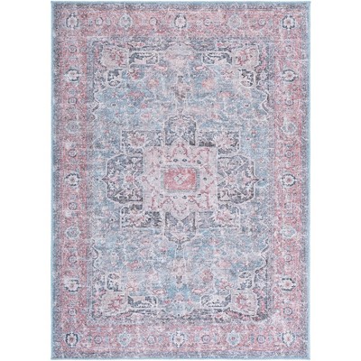 Vintage Heriz VHZ802 Power Loomed Machine Washable Skid-Resistant Indoor Rugs - Safavieh
