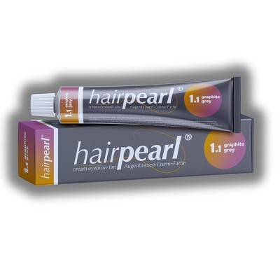 Hairpearl Eyelash and Eyebrow Tint (Graphite Grey 1.1) Perfectly Defined eye brows and long-lasting dramatic results! Hair pearl