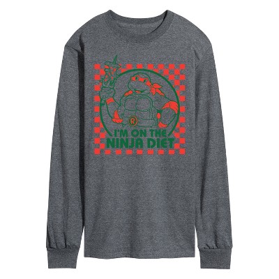 Men's - Teenage Mutant Ninja Turtles - Ninja Diet Long Sleeve Graphic T-Shirt