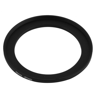 Unique Bargains Metal Durable Lightweight Black Camera Lens Adapter Step Up Ring 2.17-2.64 Inch 1 Pc