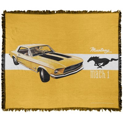 Ford Mustang Mach 1 Blanket 50"x60" Woven Tapestry