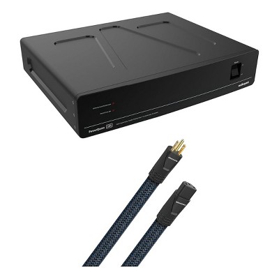 AudioQuest PowerQuest 505 12-Outlet Surge Protector and Power Conditioner with AudioQuest Monsoon 1.0m High-Current 15 AMP AC Power Cable