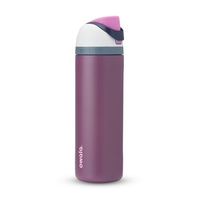 Owala 24oz FreeSip Stainless Steel Water Bottle - Wacky Wildberry: Portable Drinkware, All Ages