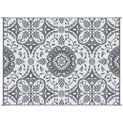 Outsunny RV Mat, Outdoor Patio Rug / Large Camping Carpet with Carrying Bag, Waterproof Plastic Straw, 9' x 12', Reversible