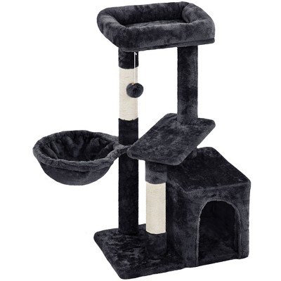 Yaheetech 34.5inch Small Plush Cat tree with Condo for Kittens