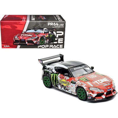 Toyota Pandem GR Supra RHD (Right Hand Drive) Daigo Saito "D1 Grand Prix" (2024) 1/64 Diecast Model Car by Pop Race