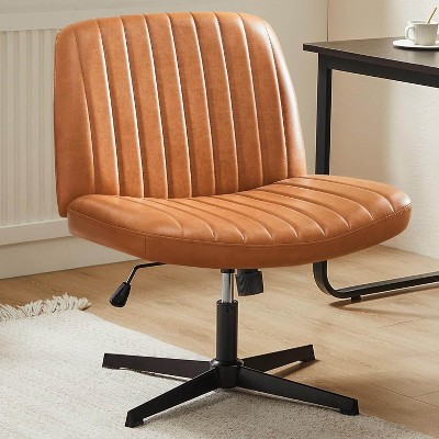 MyDepot Armless Office Chair Adjustable Ergonomic Wide Seat No Wheels
