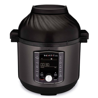 Instant Pot 8qt Pro Crisp EPC and Air Fryer: Stainless Steel, Pressure Cooker, Dishwasher-Safe, 1500W, Black