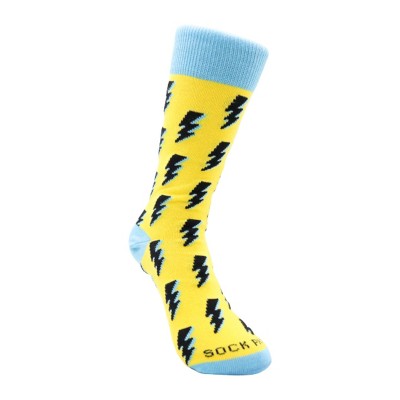 Lightning Bolts Socks (Tween Sizes, Small) from the Sock Panda