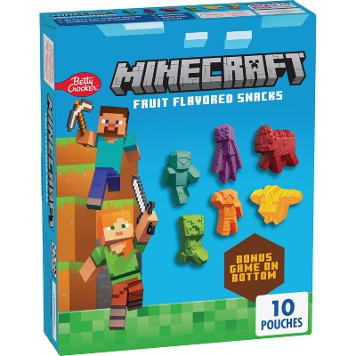Betty Crocker Minecraft Fruit Snacks - 8oz/10ct