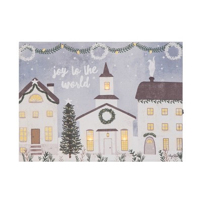 Gallerie II Joy To The World Light-Up Led Wall Art 15.75 x 0.98 x 11.75 Inches.