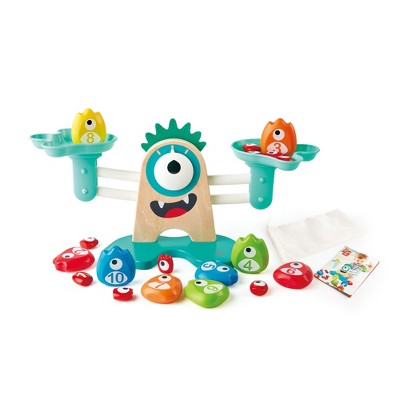 Hape Monster Math Balance Scale with Monster Family Figures Preschool & Toddler